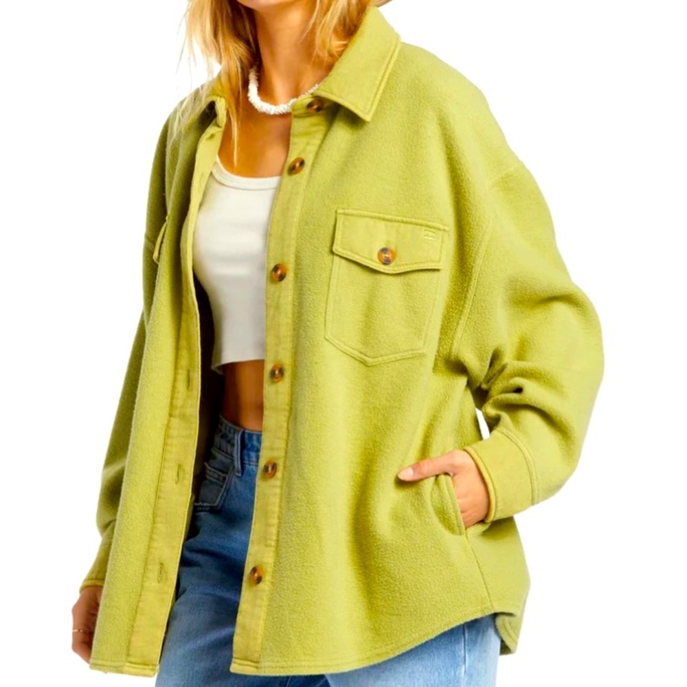 Billabong “shacket” size Medium (runs oversized) Avocado green